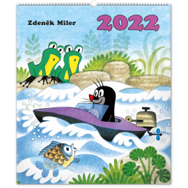 Nástěnný kalendář Krteček 2022, 48 × 56 cm