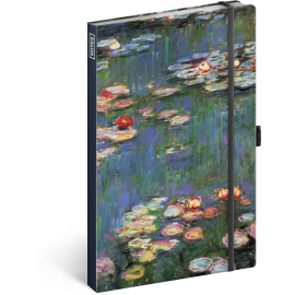 Notes Claude Monet, linajkovaný, 13 × 21 cm