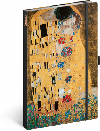 Notes Gustav Klimt, linajkovaný, 13 x 21 cm