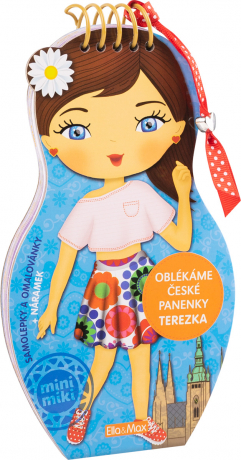 Obliekame české bábiky Terezka - maľovanky (CZ)