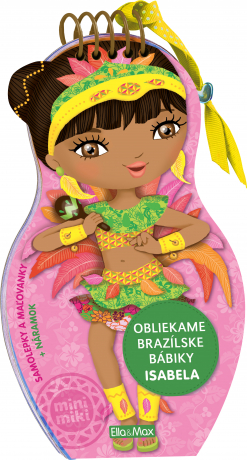 Obliekame brazílske bábiky ISABELA – Maľovanky