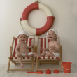 Poznámkový kalendár Babies – Věra Zlevorová 2024, 30 × 30 cm
