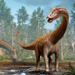 Poznámkový kalendář Dinosauři 2022, 30 × 30 cm
