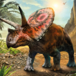 Poznámkový kalendář Dinosauři 2022, 30 × 30 cm