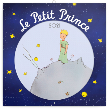 Poznámkový kalendář Malý princ 2021, 30 × 30 cm