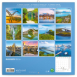 Poznámkový kalendár Mosty 2024, 30 × 30 cm