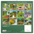 Poznámkový kalendár Záhrady 2024, 30 × 30 cm
