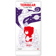 Rodinný plánovací kalendár TERIBEAR CZ 2024, 21 × 42 cm