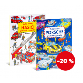 Set knih - Porsche a Hasiči pro malé vypravěče