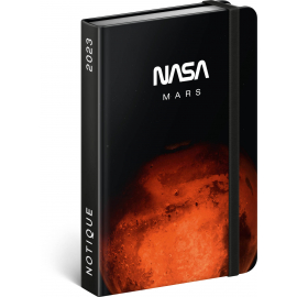 Týdenní diář NASA 2023, 11 × 16 cm