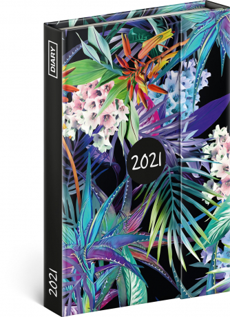 Týdenní magnetický diář Džungle 2021, 11 × 16 cm