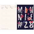 Týdenní magnetický diář Minnie 2021, 11 × 16 cm