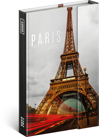 Týdenní magnetický diář Paříž 2022, 11 × 16 cm