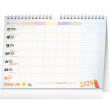 Týždenný rodinný plánovací kalendár s háčikom CZ/SK 2024, 30 × 21 cm
